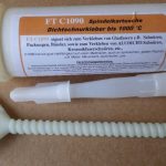 FIRETEX Glasfaserkleber/Dichtschnurkleber C1090 / 150 ml Spindelkartusche mit Verschluß