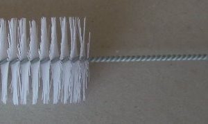 Rechteckbürste mit weichem NYLON Besatz 25x50 mm / Länge 500 mm