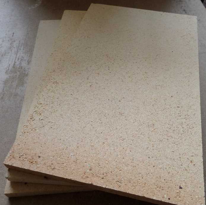 Schamotteplatten Qualität A4ots Abms. 300x250x30 mm 5 Stück frei Haus