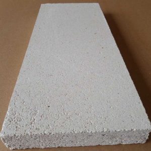 Schamotteplatte A40t weiß  500x200x40 mm  2 Stück
