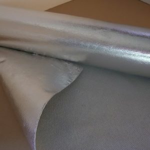 FIRETEX Glasgewebe mit gasdichter ALU-Beschichtung 600x1000mm/1