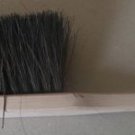 Handfeger mit echtem Roßhaar Besatz