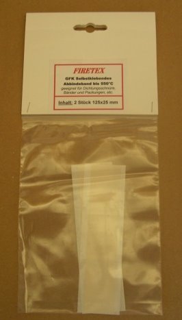 FIRETEX Abklebebänder  125×25 mm weiss / 2er Set