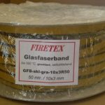 FIRETEX Glasfaserband gravitiert