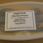 FIRETEX Glasfaserband schwarz beschichtet GFB-sf-skl-40x3B5