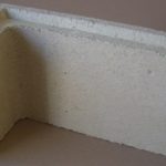 Ecksteine links mit Nut + Feder 250×124/124×40 mm