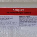 FIRETEK Säuplast Setzkitt/Kleber für Keramische Züge  310 ml Kartusche